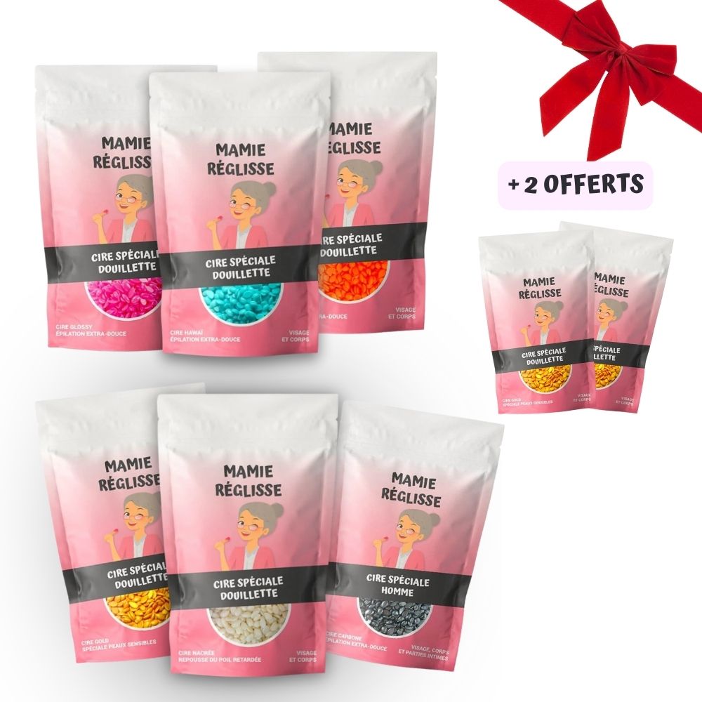 Coffret découverte Douillette – Toutes les Cires Mamie Réglisse + 2 Offertes