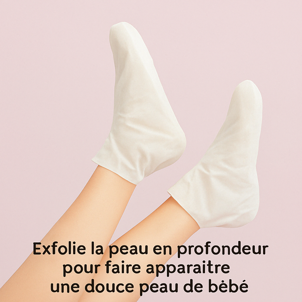 Soin peau neuve - Masque peeling pour les pieds