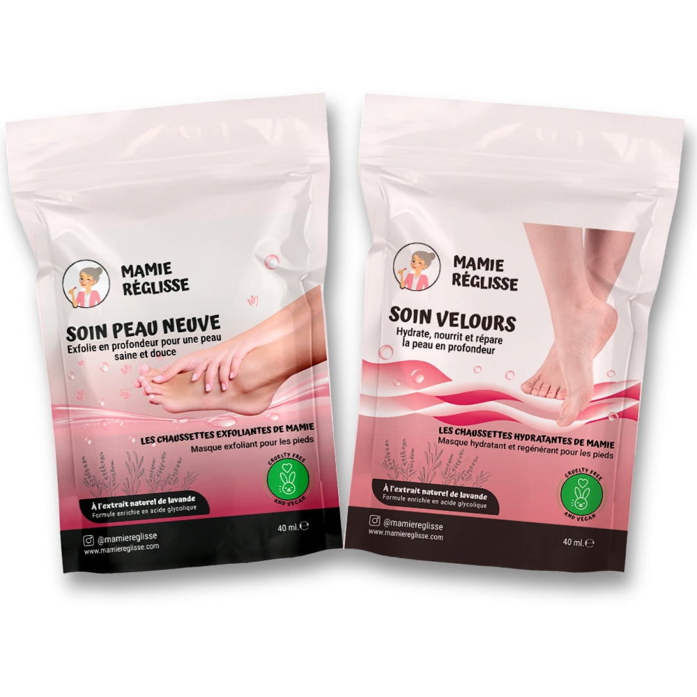 Routine feet - Masque hydratant + exfoliant