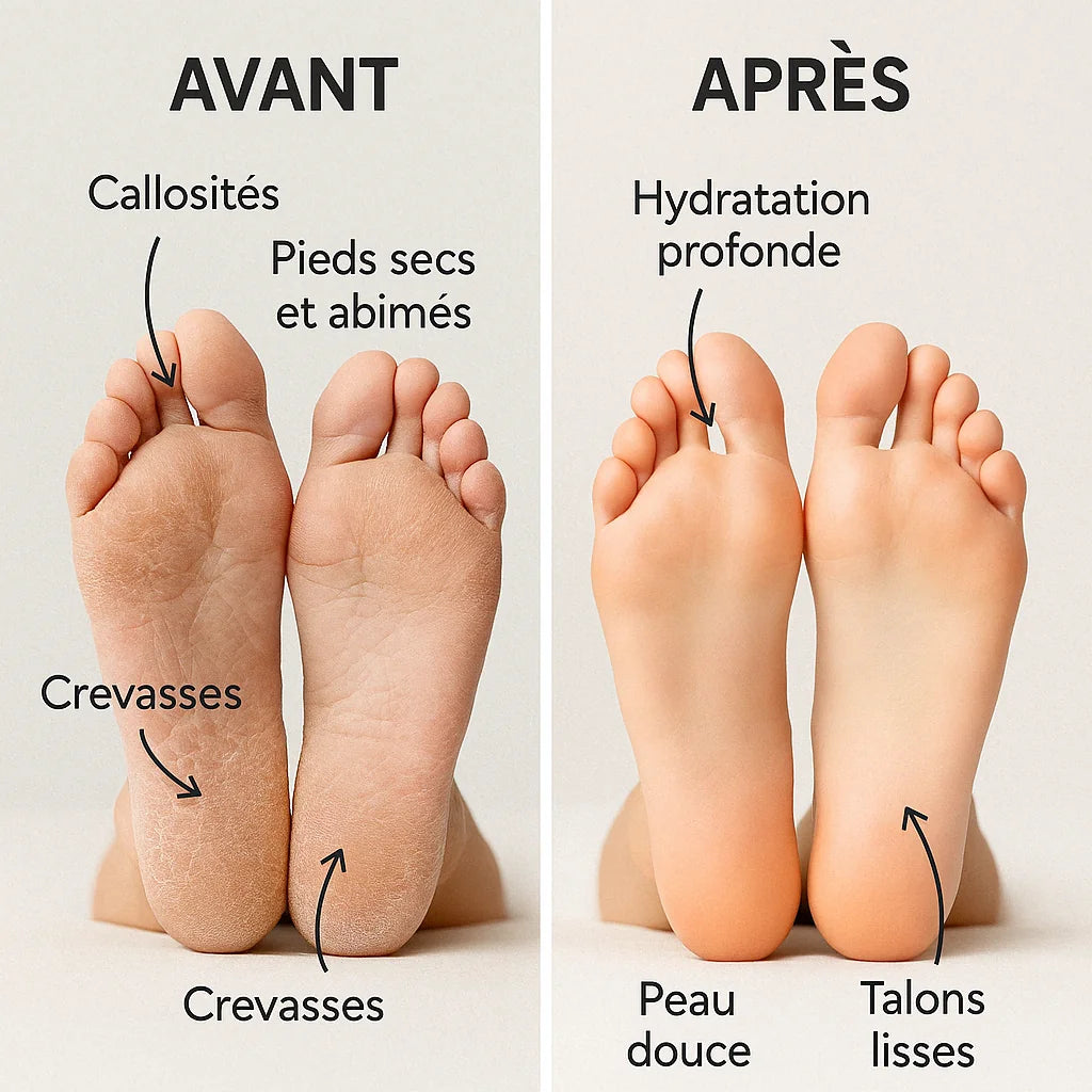 Soin peau neuve - Masque peeling pour les pieds