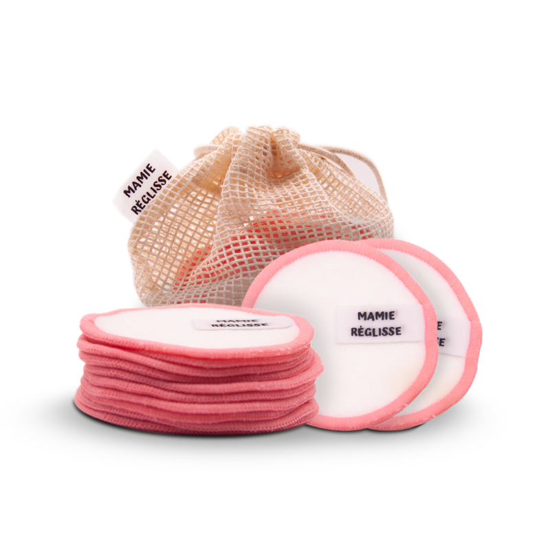 Cotons démaquillants lavables