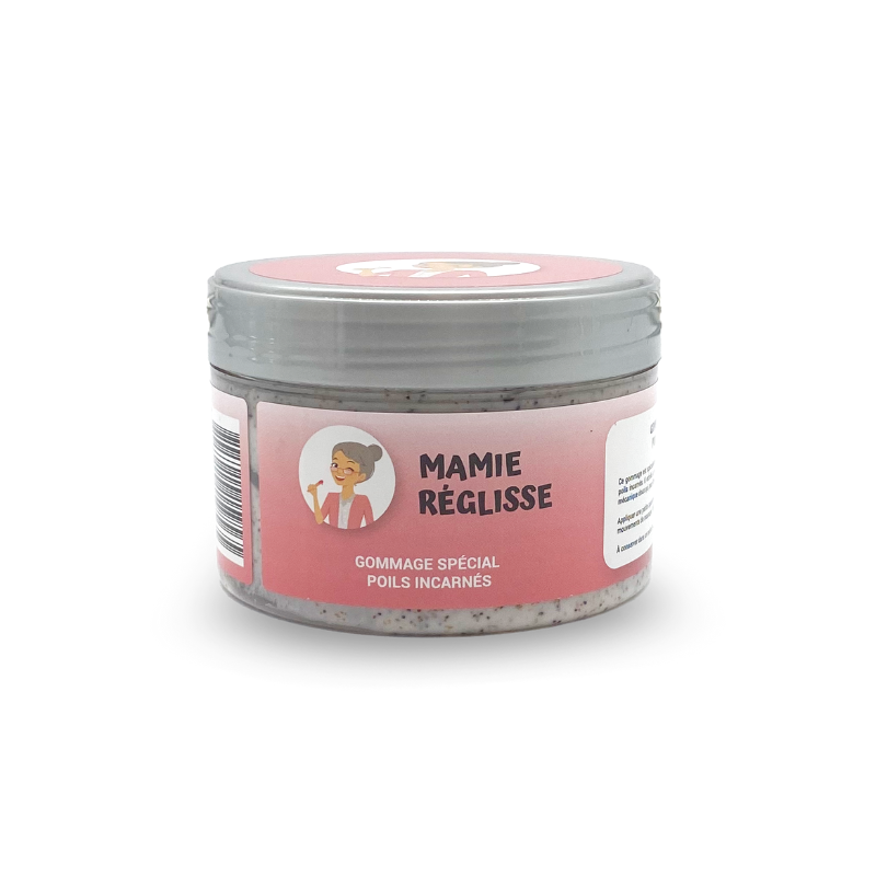 Gommage Exfoliant anti Poils Incarnés Mamie Réglisse