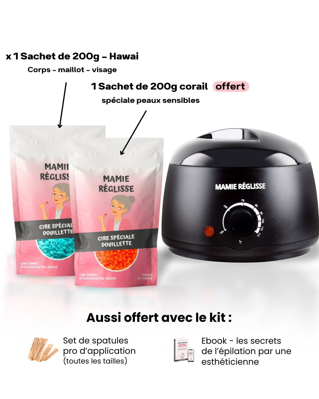 Starter - Kit Épilation Spécial Douillettes