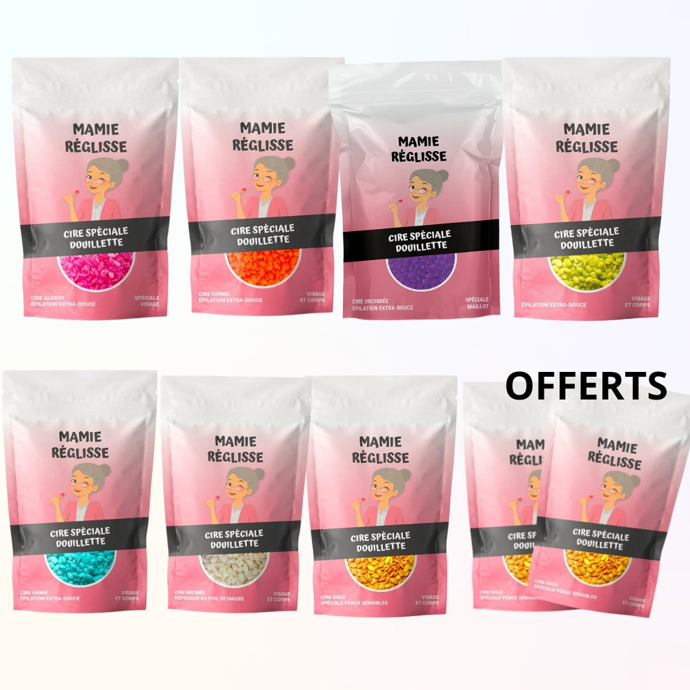 Coffret découverte – Toutes les Cires + 2 Offertes